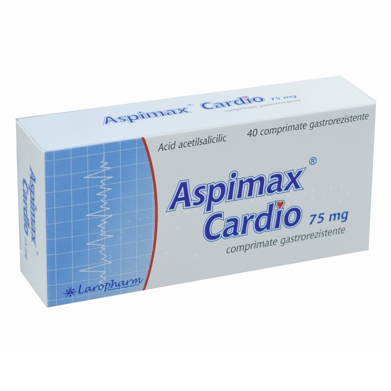 Medicamente fără prescripție medicală - ASPIMAX CARDIO 75 mg x 40, axafarm.ro