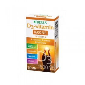 Imunitate - BERES VITAMINA D3 1600 UI 30CP, axafarm.ro