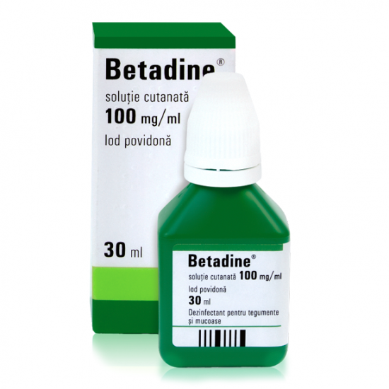 Medicamente fără prescripție medicală - BETADINE SOLUTIE CUTANATA x 1, axafarm.ro