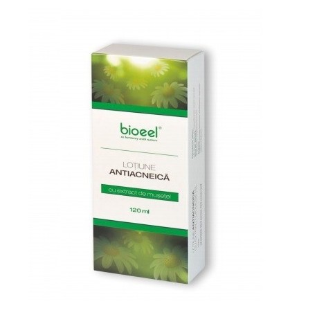Ten acneic - BIOEEL LOTIUNE ANTIACNEICA CU EXTRACT MUSETEL 120ML, axafarm.ro