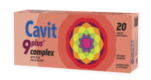 Vitamine și minerale - BIOFARM CAVIT 9 PLUS COMPLEX  20TB, axafarm.ro