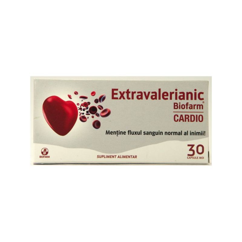 Aparat cardiovascular - BIOFARM EXTRAVALERIANIC CARDIO 30CAPS, axafarm.ro