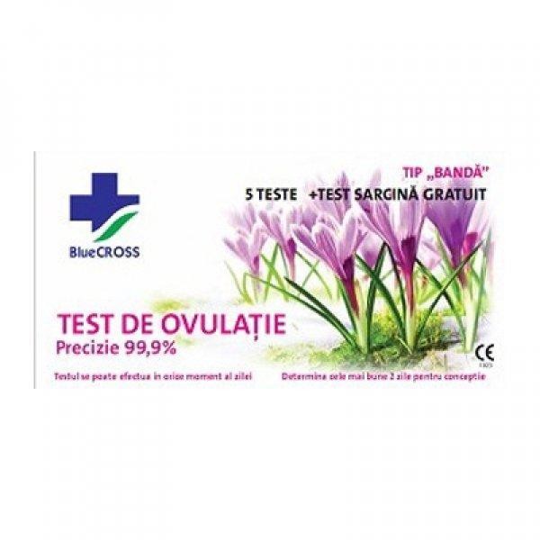 Teste - BLUECROSS 5 TESTE DE OVULATIE+1 TEST SARCINA, axafarm.ro