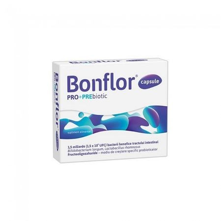 Afecțiuni digestive - BONFLOR x 20 cps, axafarm.ro