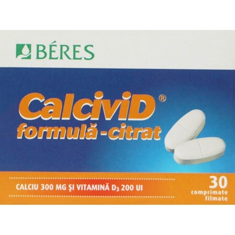 Vitamine și minerale - CALCIVID CITRAT, axafarm.ro