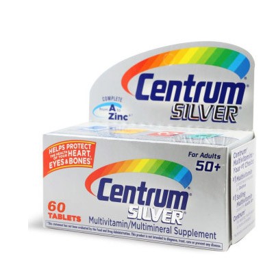Vitamine și minerale - CENTRUM SILVER 50+ 60CP, axafarm.ro