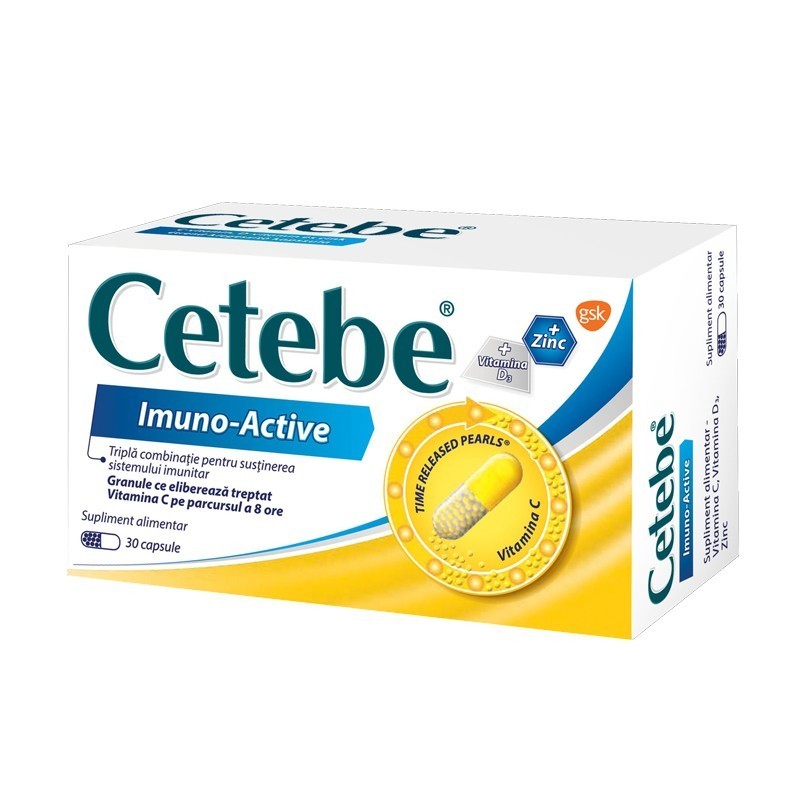 Imunitate - CETEBE IMUNO-ACTIVE 30CAPS, axafarm.ro