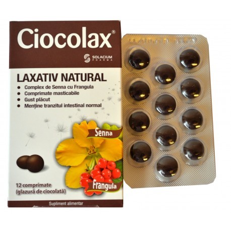 Afecțiuni digestive - CIOCOLAX 12 CPR MAST SOLACIUM, axafarm.ro