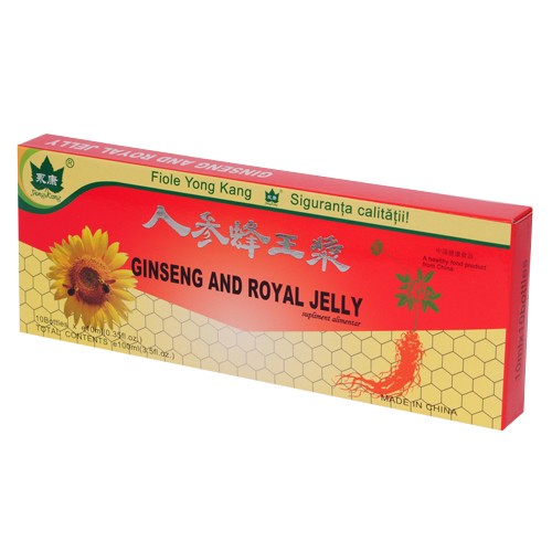 Memorie și concentrare - CO GINSENG + ROYAL JELLY 10 FIOLE, axafarm.ro