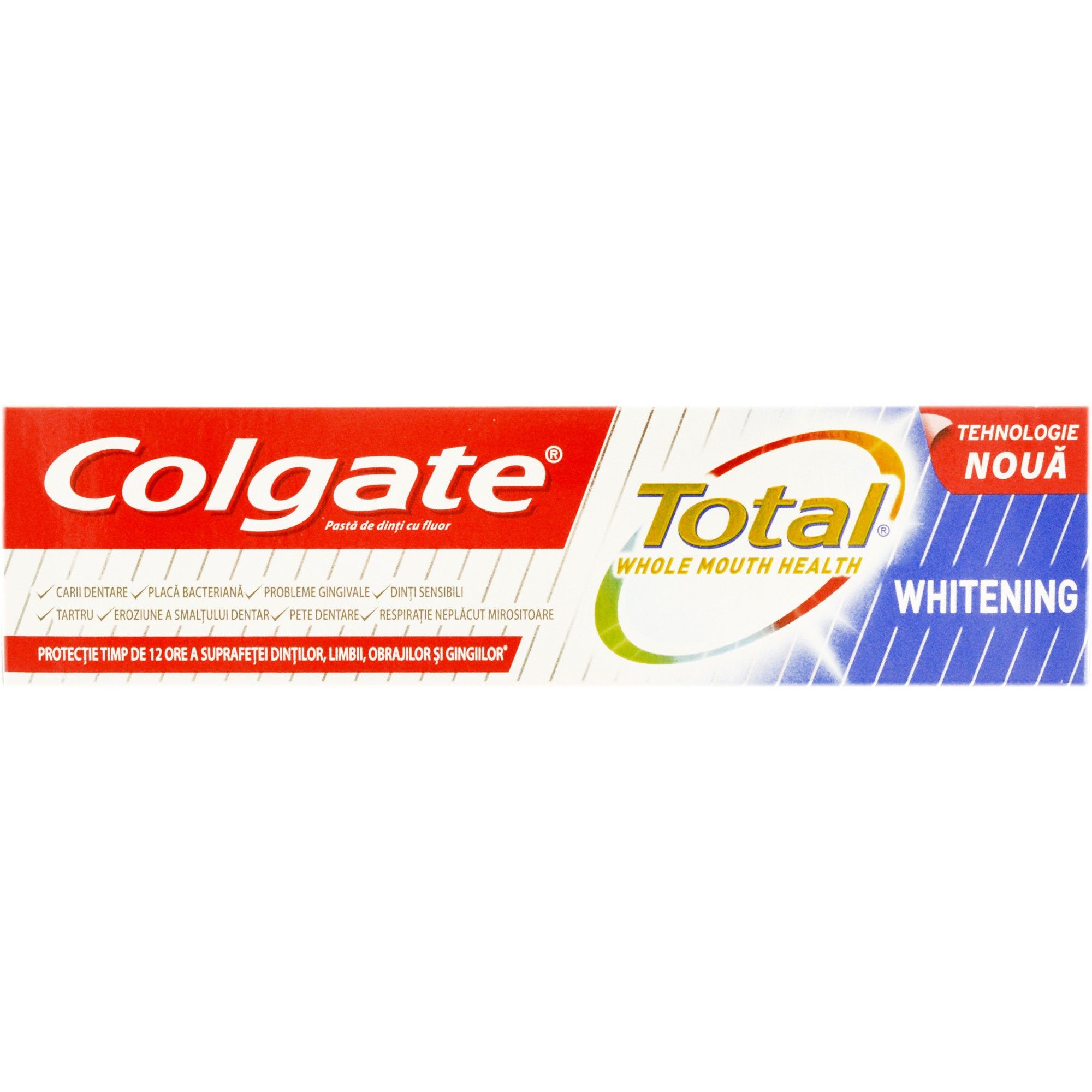 Pastă de dinți - COLGATE PASTA DE DINTI TOTAL WHITENING 50ML, axafarm.ro