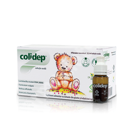 Suplimente și vitamine pentru copii - COLIDEP 8 FLAC X 5,5ML DR PHYTO, axafarm.ro