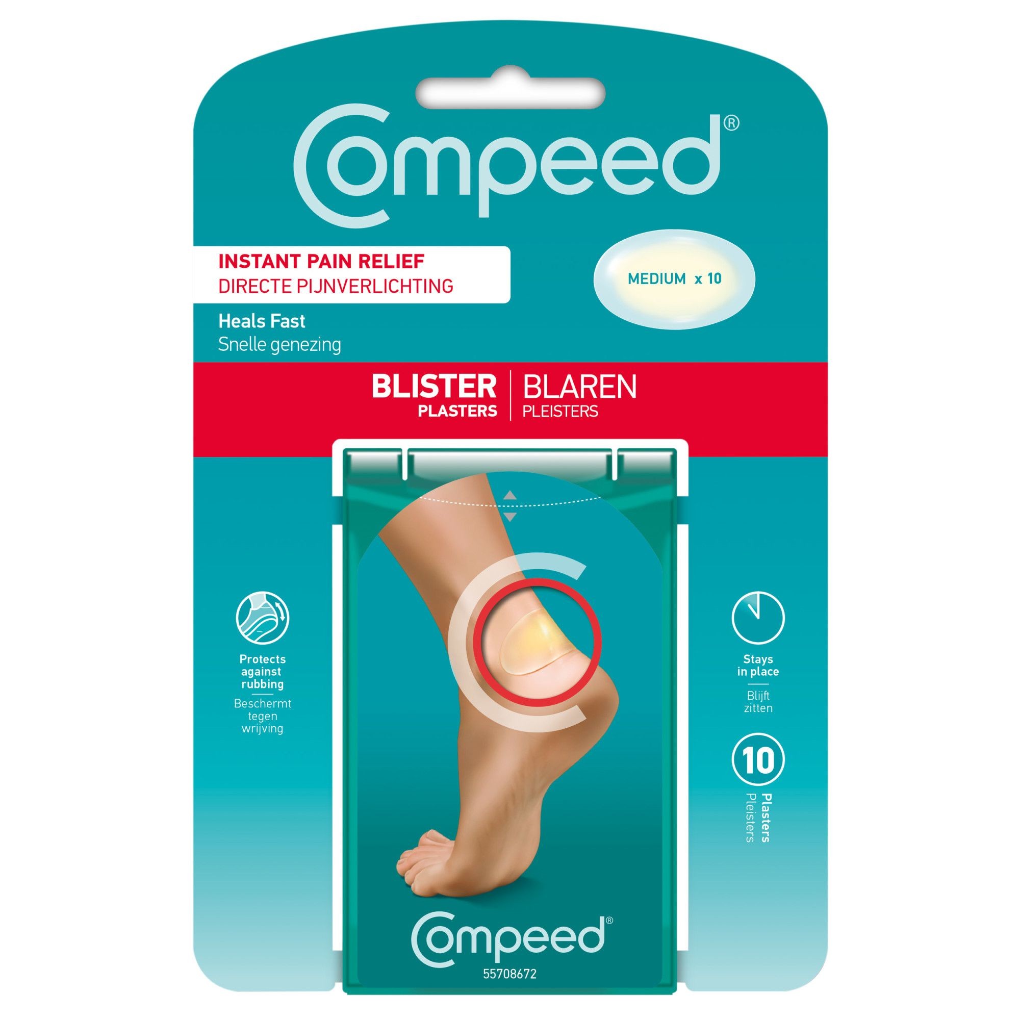 Consumabile medicale - COMPEED PLASTURI BASICI MEDIU 10 BUC, axafarm.ro