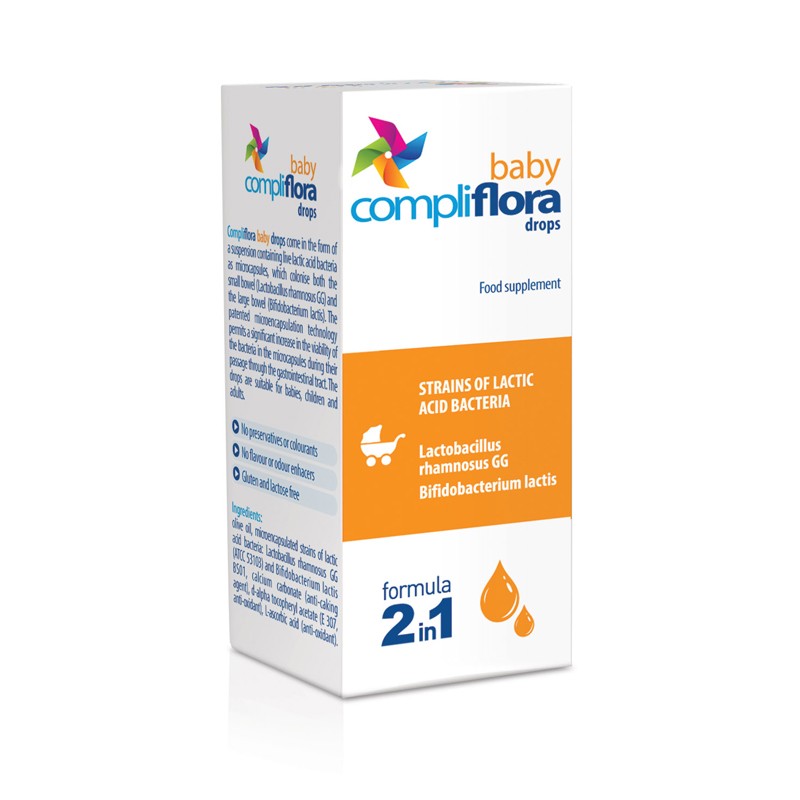Suplimente și vitamine pentru copii - COMPLIFLORA BABY PIC 5 ML, axafarm.ro