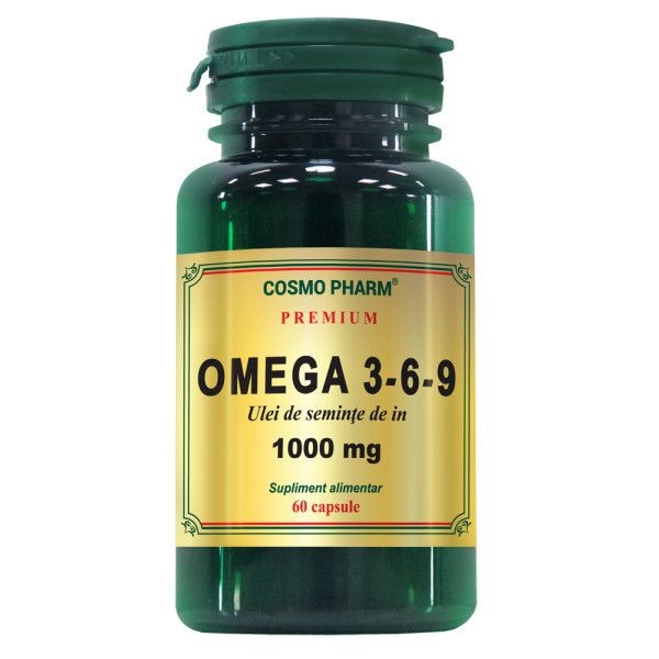 Aparat cardiovascular - COSMOPHARM OMEGA 3 6 9 1000 MG 60CAPS, axafarm.ro