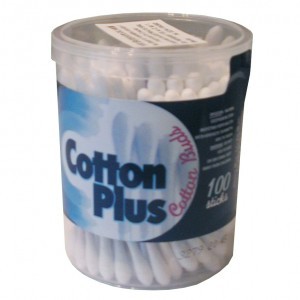 Diverse - COTTON PLUS BETISOARE CU VATA 100 BUC, axafarm.ro