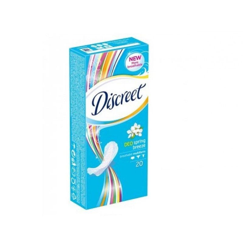 Absorbante și tampoane - DISCREET DEO OCEAN BREEZE 20BUC, axafarm.ro