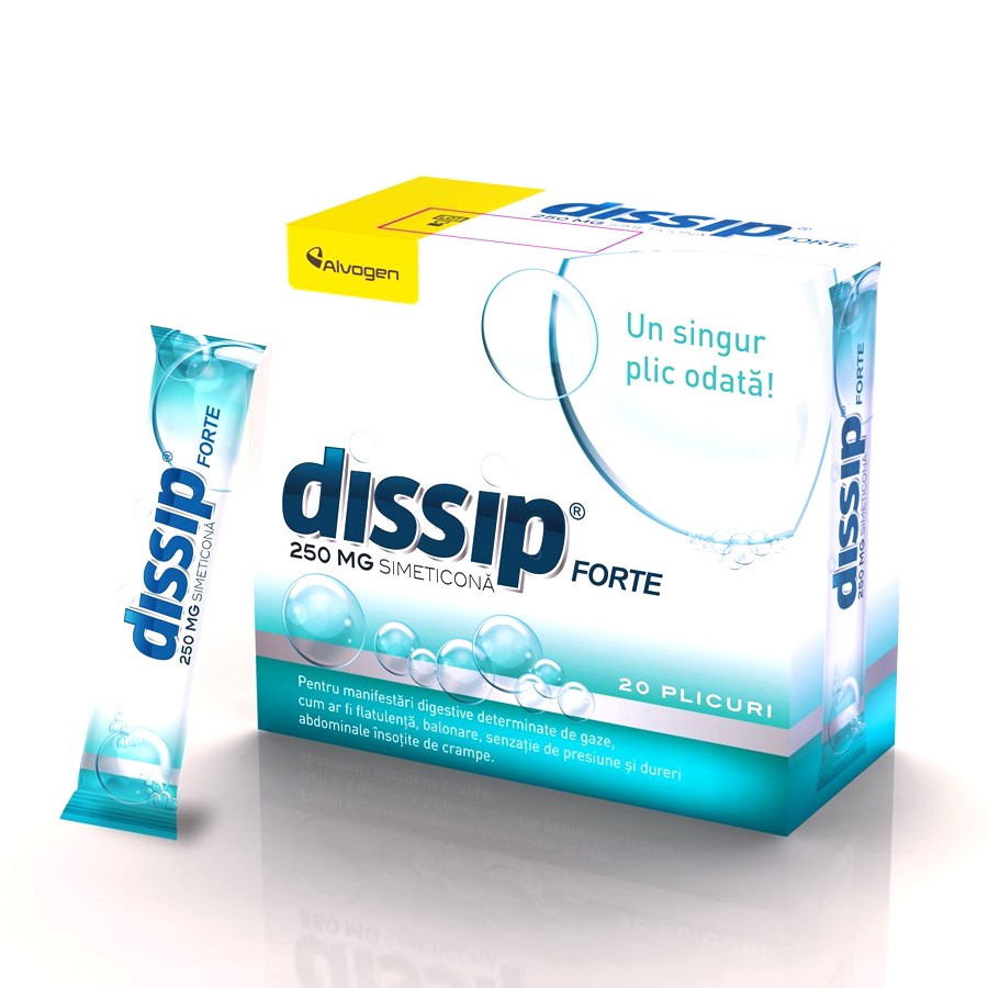 Afecțiuni digestive - DISSIP FORTE 250MGX 20PL, axafarm.ro