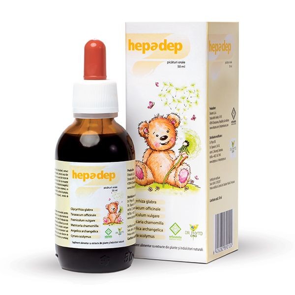 Suplimente și vitamine pentru copii - DR. PHYTO HEPADEP PIC ORALE 50 ML, axafarm.ro