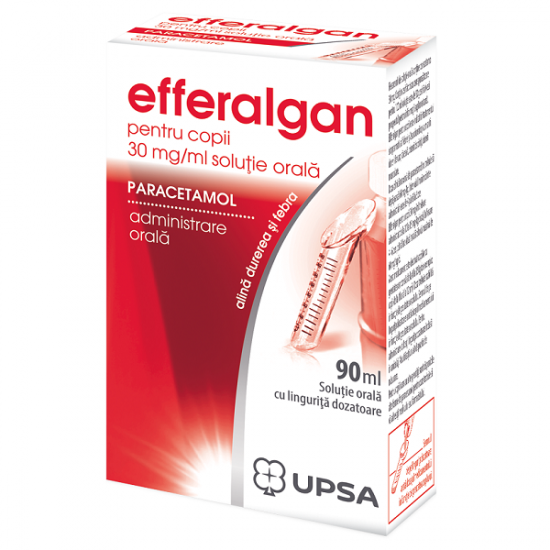 Medicamente fără prescripție medicală - EFFERALGAN PENTRU COPII 30 mg/ml x 1, axafarm.ro