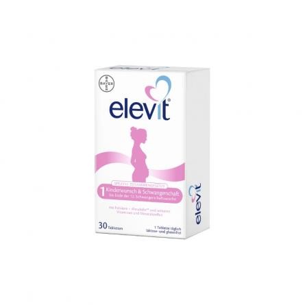 Îngrijire sarcină și post sarcină - ELEVIT 1 30 CP, axafarm.ro