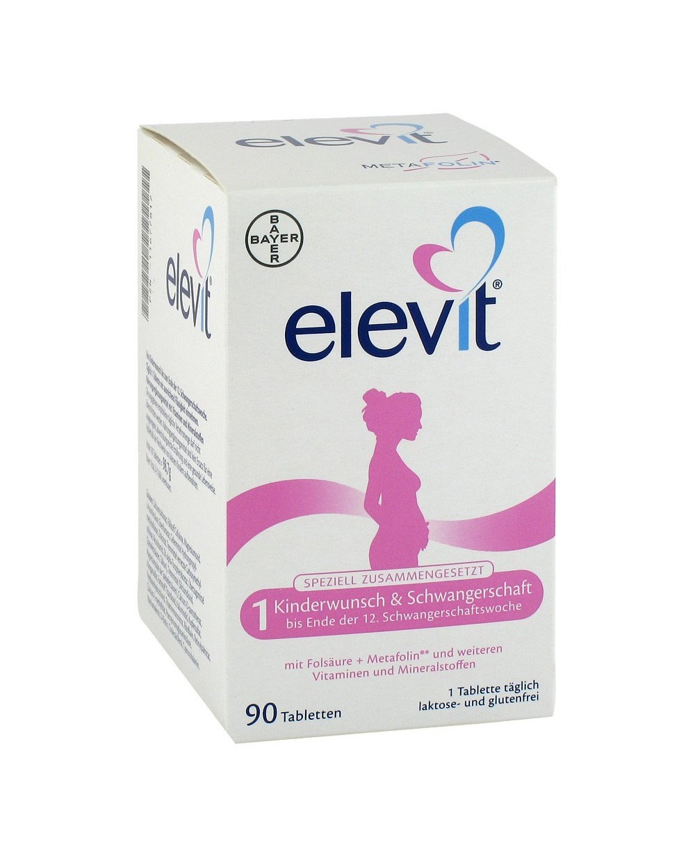 Îngrijire sarcină și post sarcină - ELEVIT 1 x 90 cp film, axafarm.ro