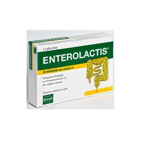 Afecțiuni digestive - ENTEROLACTIS 12PLICURI SOFAR, axafarm.ro