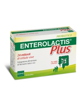 Afecțiuni digestive - ENTEROLACTIS PLUS 10PLICURI SOFAR, axafarm.ro