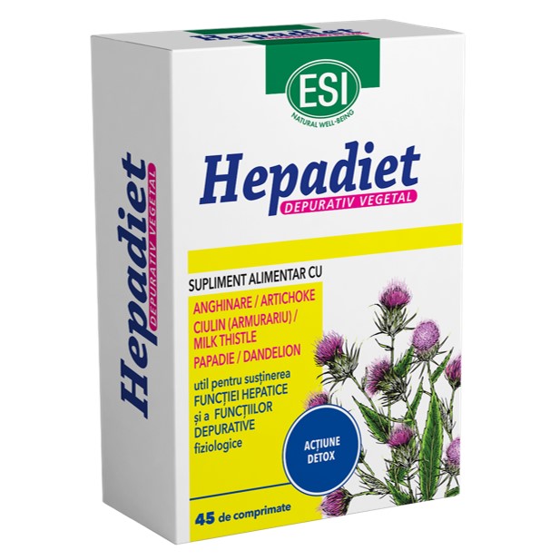 Afecțiuni hepatice - ESI HEPADIET 45CP, axafarm.ro