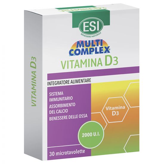 Vitamine și minerale - ESI VITAMINA D3 2000UI 30TB, axafarm.ro