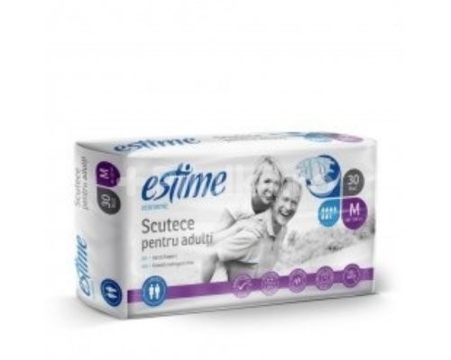 Scutece pentru adulți - ESTIME SCUTEC ADULT ECONOMIC M 30BC, axafarm.ro