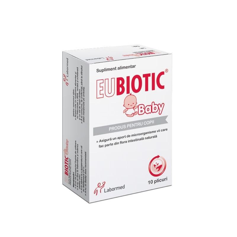 Suplimente și vitamine pentru copii - EUBIOTIC BABY 10PLICURI LABORMED, axafarm.ro