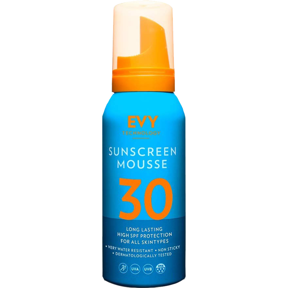 Protecție solara - EVY TECHNOLOGY SUNSCREEN MOUSSE SPF 30 FACE AND BODY CREAM 100 mL, axafarm.ro