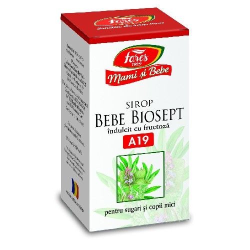 Suplimente și vitamine pentru copii - FARES BIOSEPT MAMI & BEBE SIROP 100ML, axafarm.ro