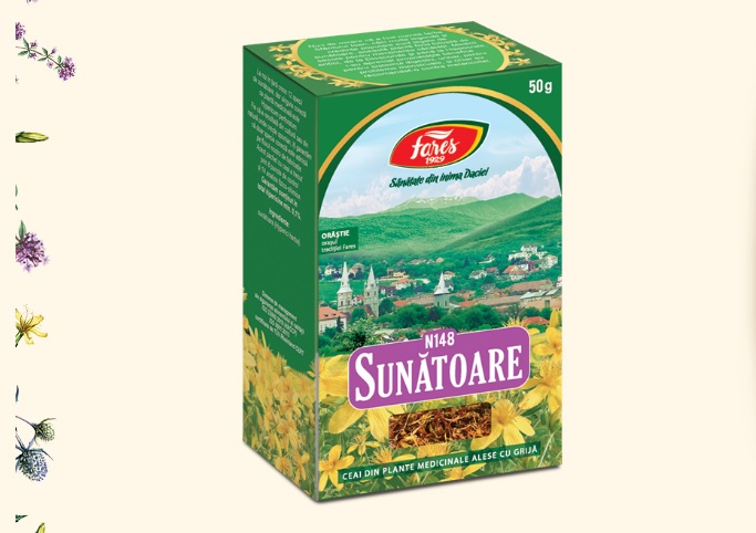 Ceaiuri - FARES CEAI SUNATOARE VRAC 50G, axafarm.ro