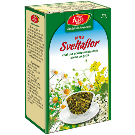 Ceaiuri - FARES CEAI SVELTAFLOR 50G, axafarm.ro