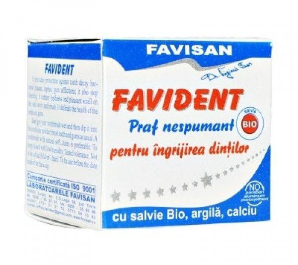 Pastă de dinți - FAVIDENT NESPUMANT 50 ML., axafarm.ro