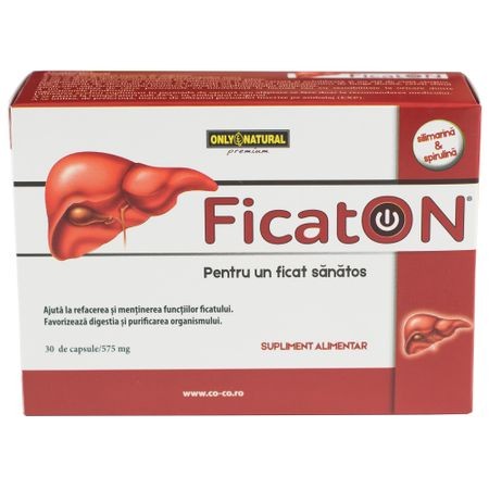 Afecțiuni hepatice - FICATON 575 MG*30 CPS, axafarm.ro
