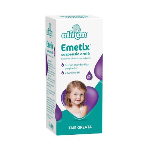 Suplimente și vitamine pentru copii - FITERMAN ALINAN EMETIX SUSPENSIE ORALA 20ML, axafarm.ro