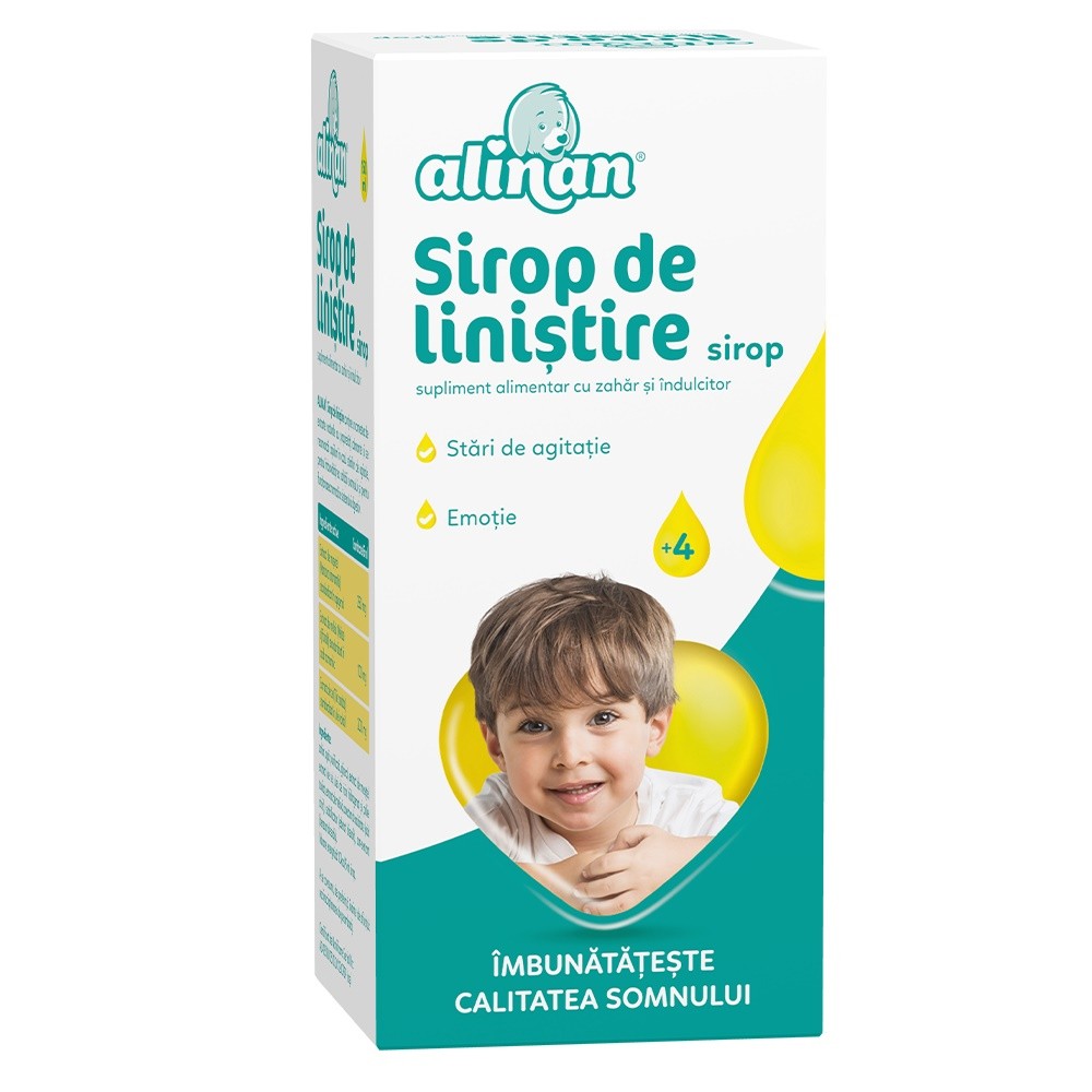 Suplimente și vitamine pentru copii - FITERMAN ALINAN SIROP LINISTIRE x 150ML, axafarm.ro