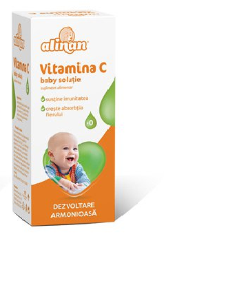 Suplimente și vitamine pentru copii - FITERMAN ALINAN VITAMINA C BABY SOLUTIE 20ML, axafarm.ro