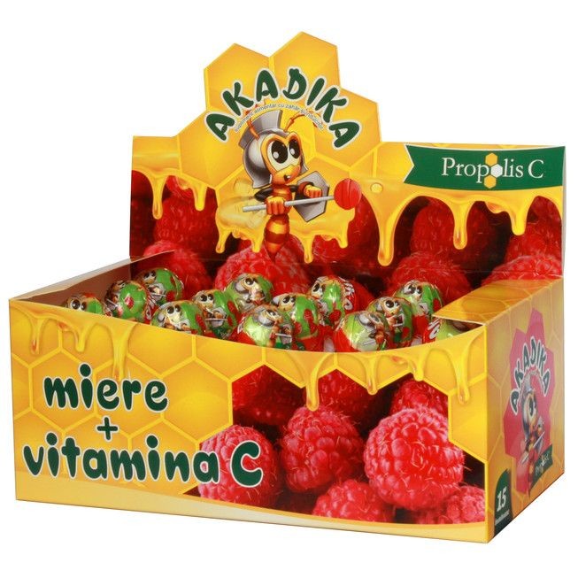 Suplimente și vitamine pentru copii - FITERMAN LOLLIPOPS AKADIKA MULTIVITAMINE 50BC, axafarm.ro
