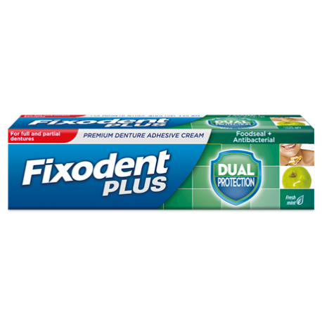 Protetică dentară - FIXODENT DUAL PROTECTION 40GR, axafarm.ro