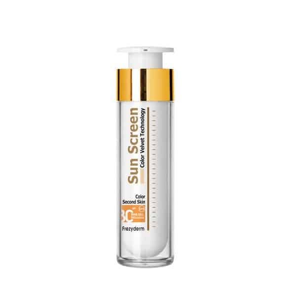 Protecție solara - FREZYDERM SUNSCREEN COLOR VELVET FACE CREAM SPF 30, axafarm.ro