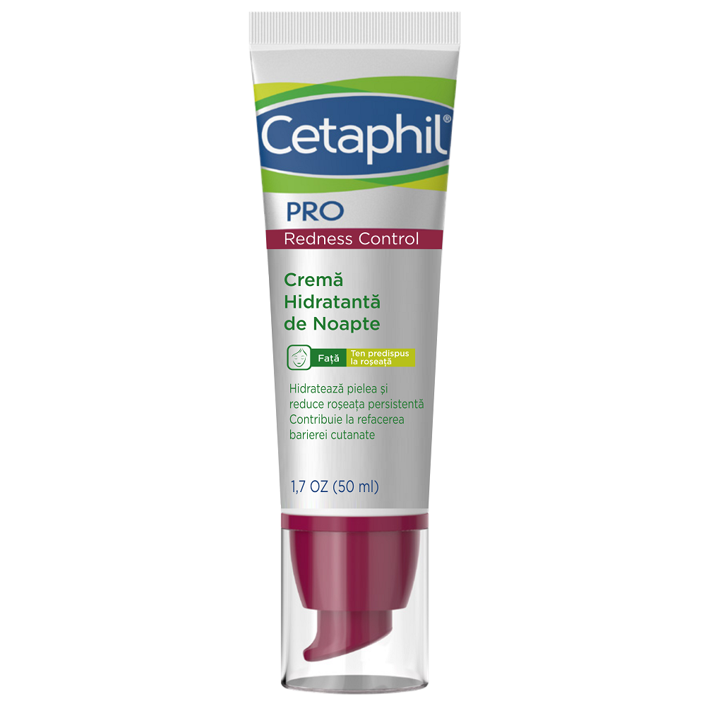 Ten sensibil - GALDERMA CETAPHIL REDNESS CREMA HIDRATANTA DE NOAPTE 50ML, axafarm.ro