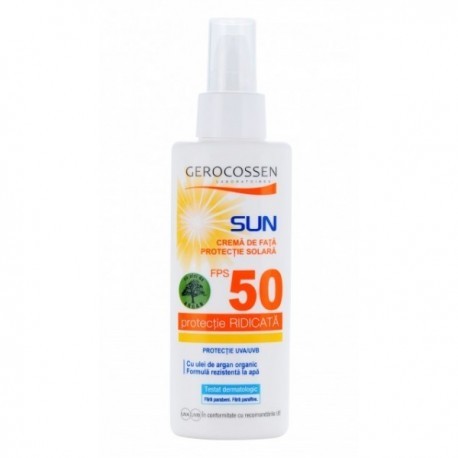 Protecție solara - GER SUN CREMA FATA PROT. SOLARA FPS 50 x 125 ml, axafarm.ro