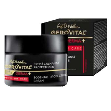 Îngrijire bărbați - GEROVITAL H3 DERMA+ PREMIUM CARE CREMA CALMANTA PROTECTOARE 50 ML, axafarm.ro