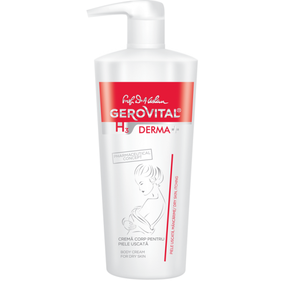 Curățare - GEROVITAL H3 DERMA GEL DE DUS CREMA 500 ML, axafarm.ro