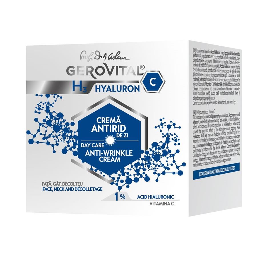 Anti-rid - GEROVITAL H3 HYALURON C CREMA ANTIRID DE ZI 50ML, axafarm.ro