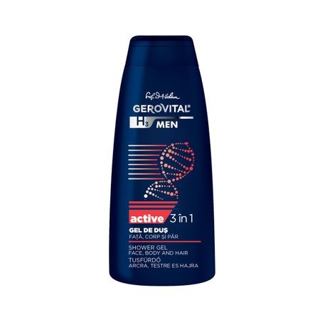 Îngrijire bărbați - GEROVITAL H3 MEN GEL DE DUS  400 ML, axafarm.ro