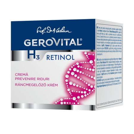 Anti-rid - GEROVITAL H3 RETINOL CREMA PREVENIRE RIDURI 50ML, axafarm.ro